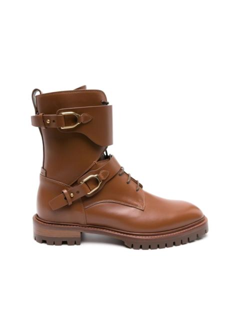 Ralph Lauren Marlie Welington leather boots