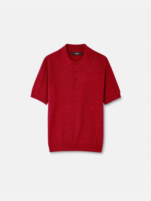 Barocco Knit Polo Shirt