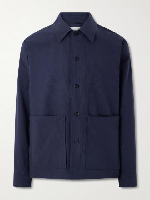 NN07 Blaze 10038 Ribbed Woven Overshirt