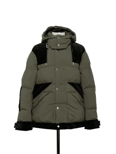 Matte Taffeta Water-Repellent Padded Blouson