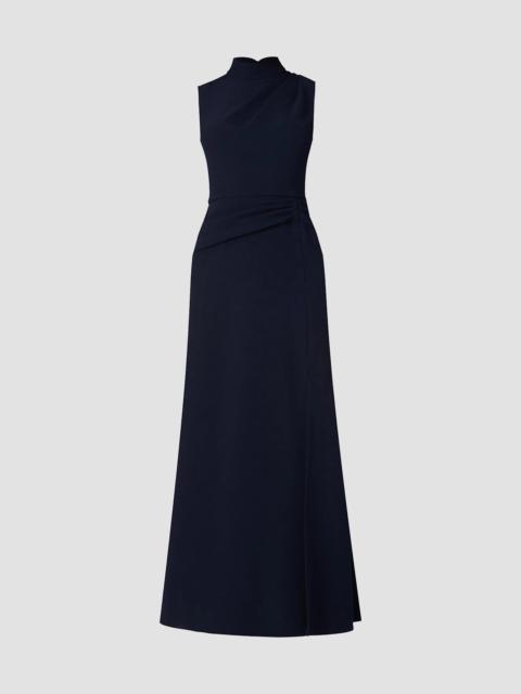 Shoshanna Women's Annelise Crepe Maxi Dress - Navy
