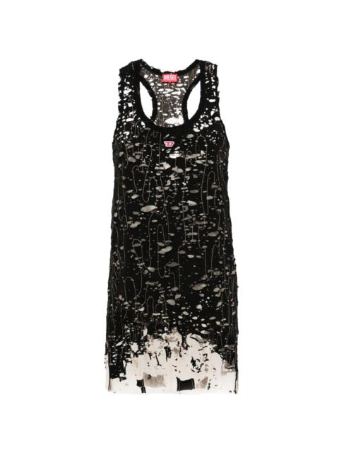 D-Bilson ripped layered dress