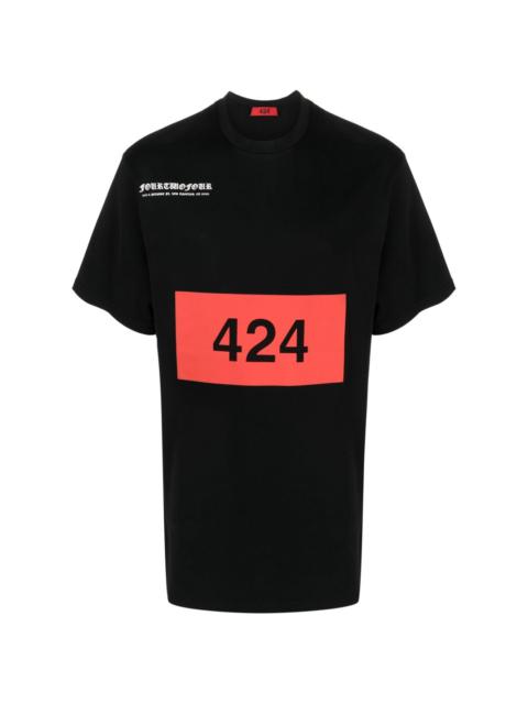 424 graphic-print cotton T-shirt