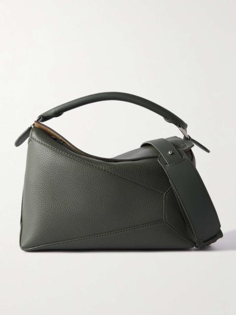 Loewe Puzzle Edge Full-Grain Leather Messenger Bag