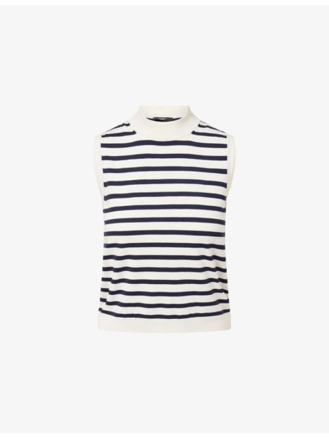 WEEKEND Max Mara Stallo Striped Knitted Top