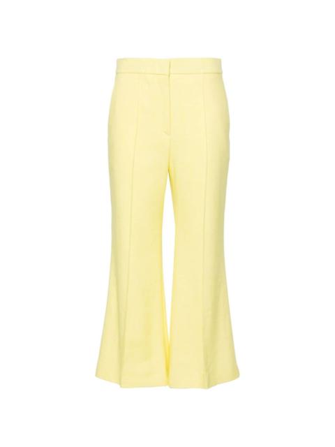 mid-rise cropped trousers