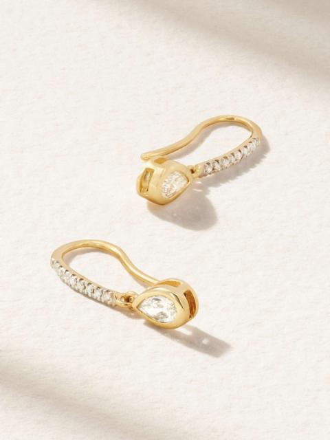 MATEO 14-karat gold diamond earrings