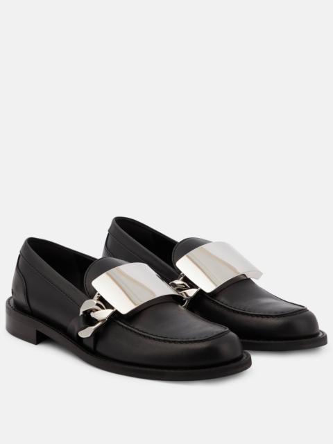 JW Anderson Gourmet Chain leather loafers