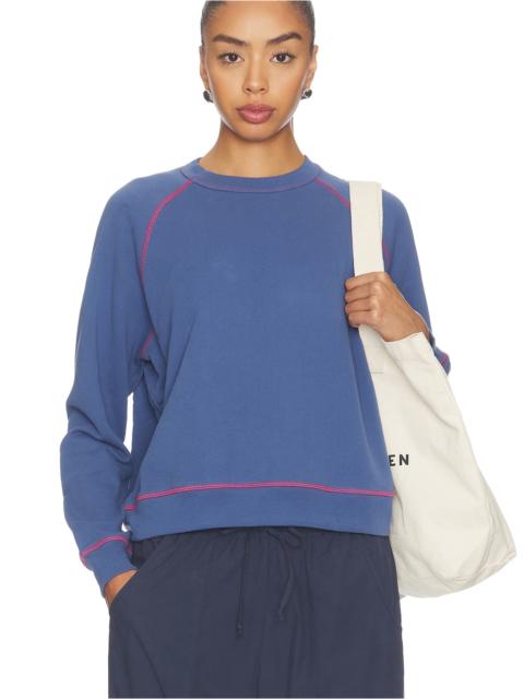 DONNI. The Eco-terry Contrast Stitch Sweatshirt