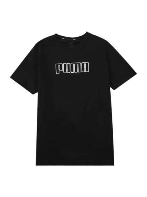 PUMA PUMA Essentials Logo T-shirt 'Black' 671602-01