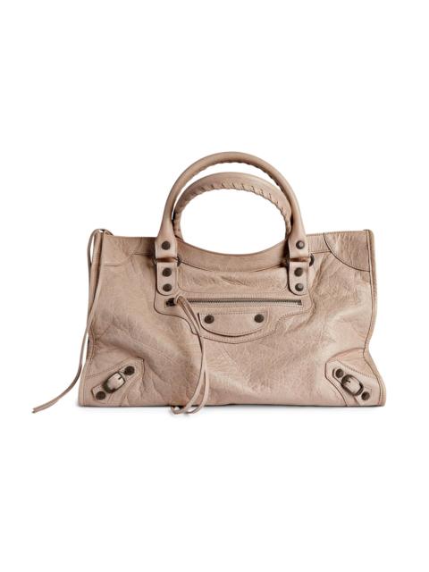BALENCIAGA Women's Le City Medium Tote Bag - Sesame