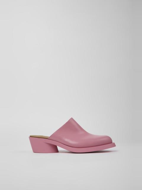 CAMPER Bonnie Pink leather mules for women