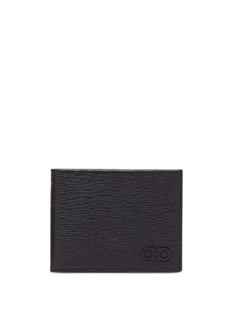 FERRAGAMO Ferragamo Gancini Tonal Logo-plaque Wallet