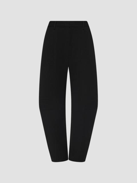 L'AGENCE Women's Colby Barrel-Leg Trousers - Black