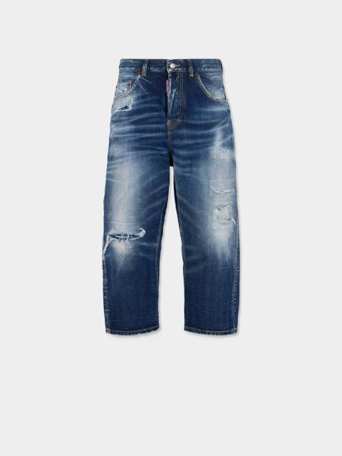 DSQUARED2 MEDIUM RIPPED BAFFO KAWAII JEANS