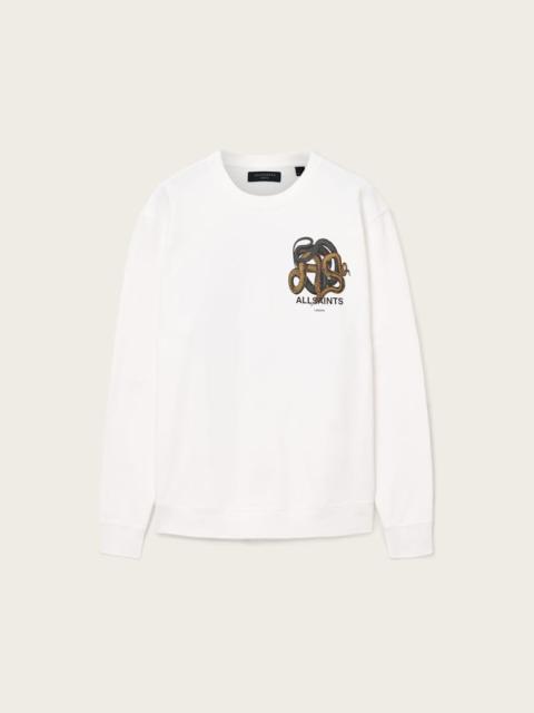 ALLSAINTS RETICULATE GRAPHIC SWEATSHIRT