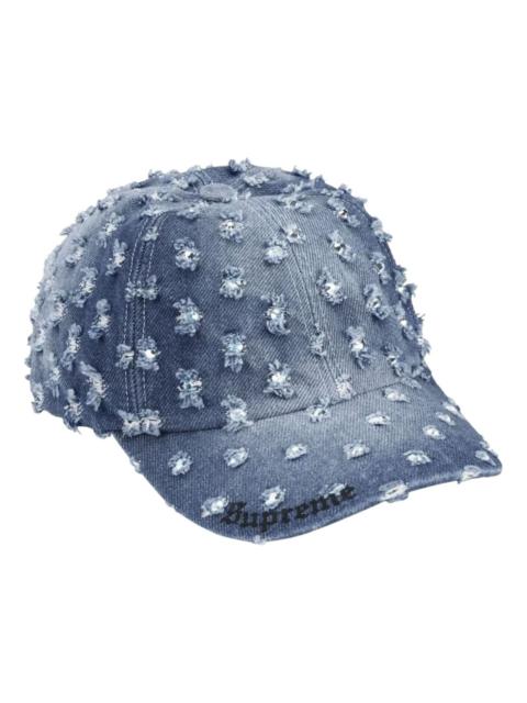 Supreme Supreme FW26 Hole Punch Rhinestone Denim 6-Panel 'Washed Indigo' SUP-FW26-1072-IND