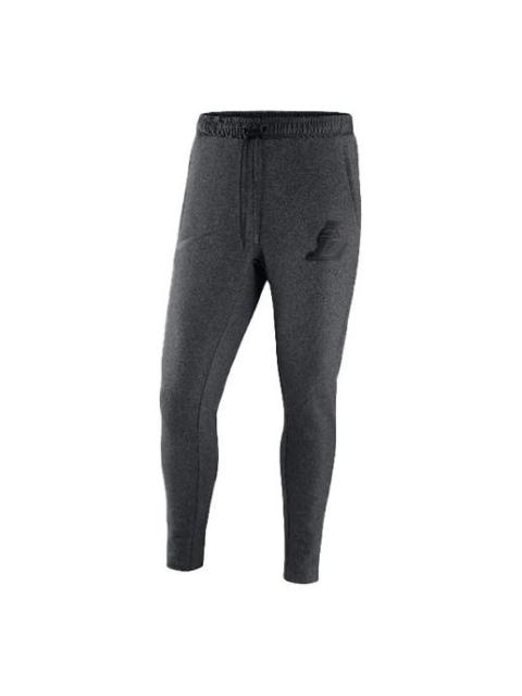 Nike Men's Nike NBA Lakers Fleece Basketball Training Sports Pants/Trousers/Joggers Gray 860893-032