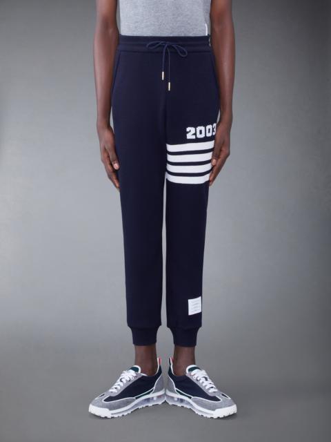 Thom Browne CASHMERE WAFFLE 2003 4-BAR SWEATPANTS