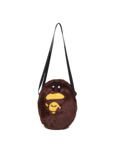 A BATHING APE® BAPE Ape Head Shoulder Bag 'Brown'