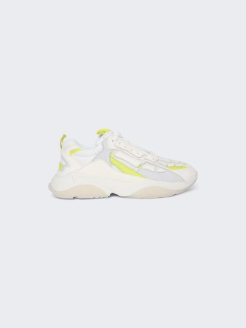 AMIRI Bone Runner Sneaker White And Neon Yellow