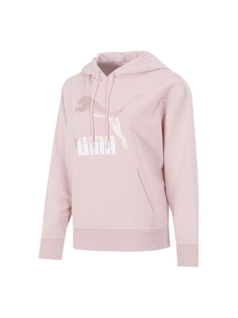 PUMA (WMNS) PUMA Classics Logo Sweatshirt Pink 531385-36