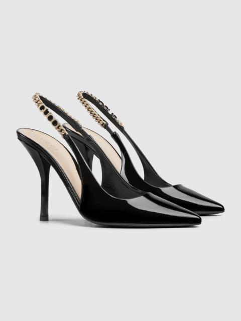 Gucci Signoria slingback pump