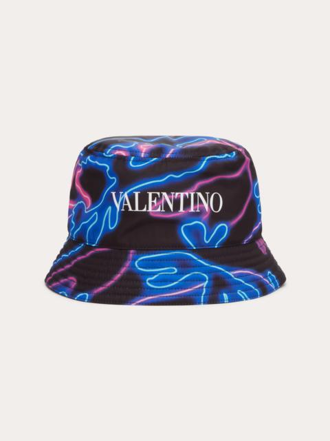 Valentino NEON CAMOU BUCKET HAT