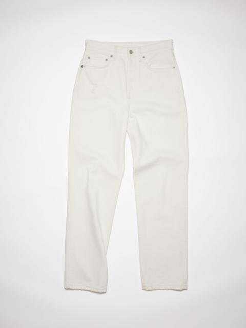 Straight fit jeans - White
