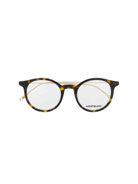 Montblanc round frame glasses
