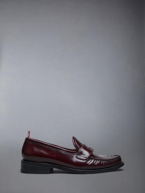 Thom Browne Spazzolato Pleated Varsity Loafer