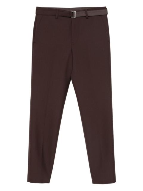 sacai belted trousers