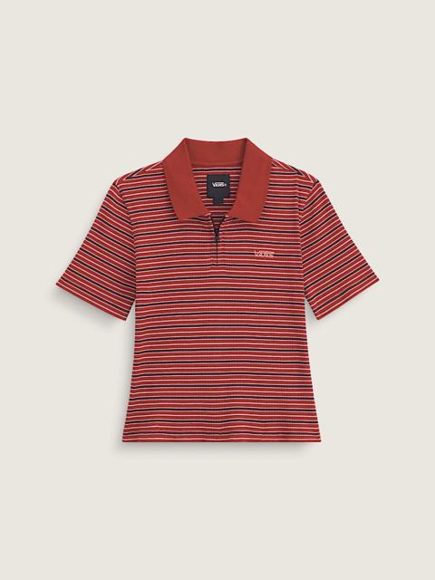 Vans Priscilla Stripe Polo Shirt