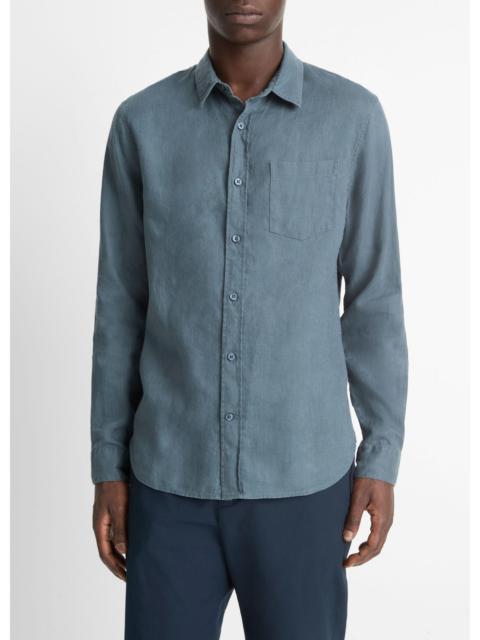 Vince Linen Long-Sleeve Shirt