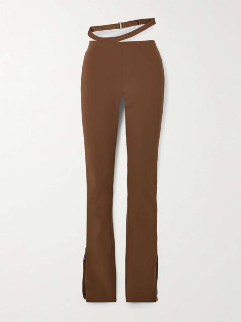 + Jacquemus NRG belted stretch-jersey skinny pants