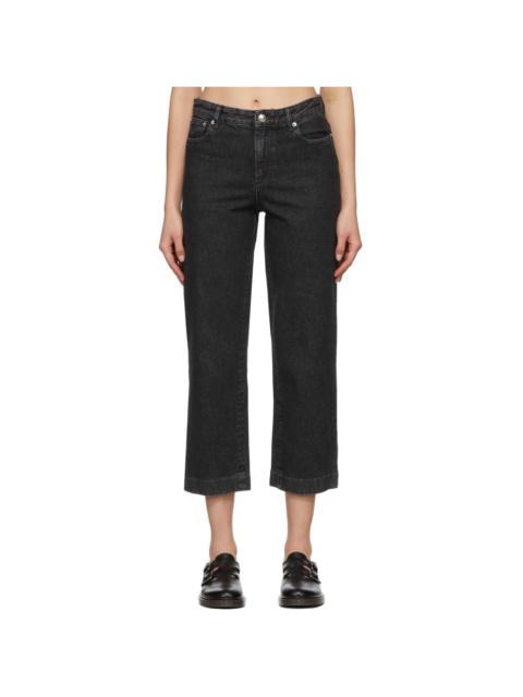 A.P.C. Black New Sailor Jeans