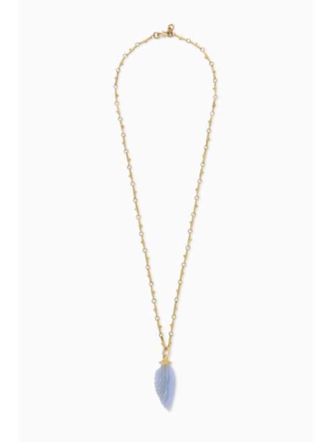 ULLA JOHNSON Large Wing Charm Necklace