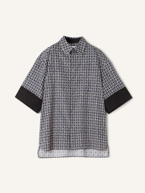 LOOSE-FIT PRINTED COTTON SHIRT