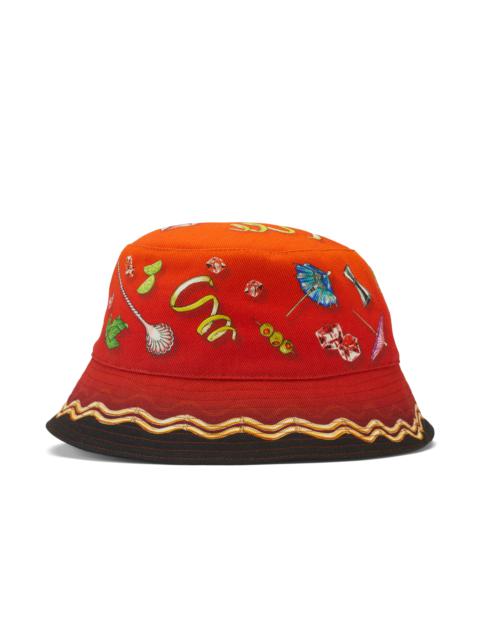 CASABLANCA Casa Club Sunset Bucket Hat