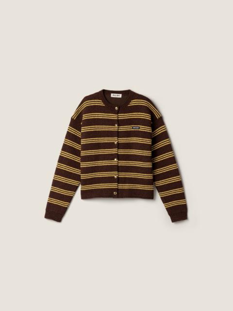 Miu Miu Wool and cashmere cardigan