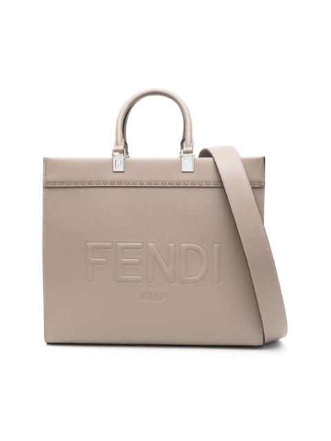 FENDI Sunshine leather tote bag