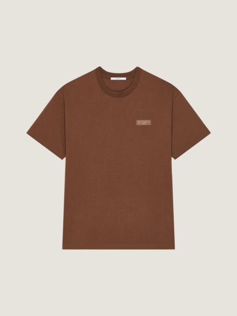 Givenchy T-SHIRT IN COTTON WITH GIVENCHY PARIS GROS GRAIN