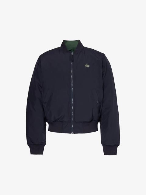 LACOSTE Brand-patch reversible shell jacket