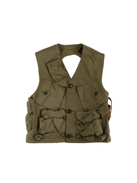 The Real McCoys MJ26015 Type C-1 Vest, Emergency Sustenance Vest Olive
