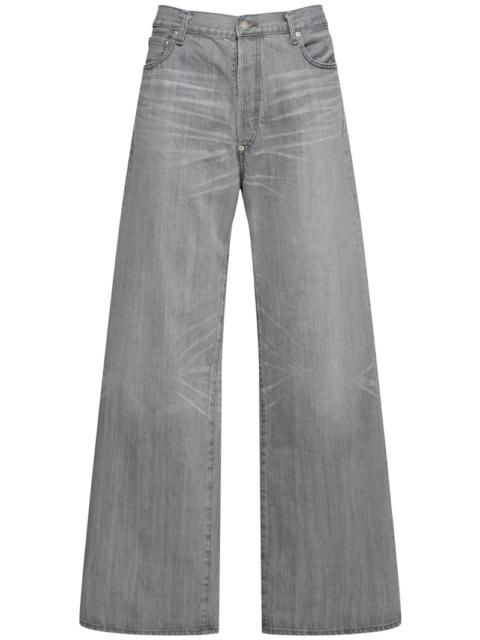 Junya Watanabe MAN high-waisted straight-leg jeans | REVERSIBLE