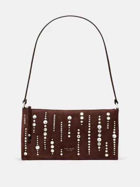 kate spade Fling Embellished Suede Mini Bag