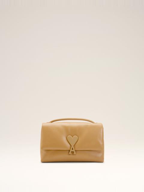 AMI Paris YELLOW COWHIDE LEATHER VOULEZ-VOUS BAG