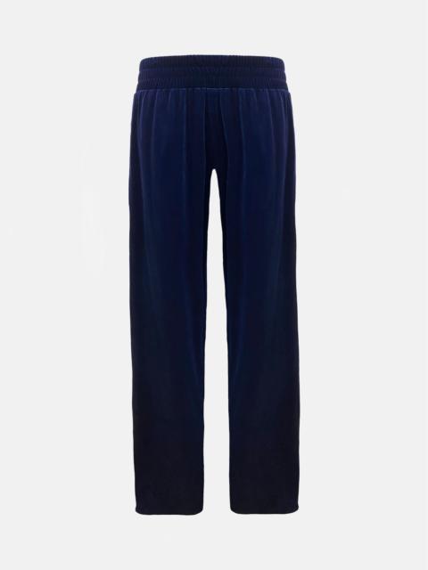 POSTER GIRL S*X TAPE TRACKSUIT BOTTOMS VELOUR BLUE
