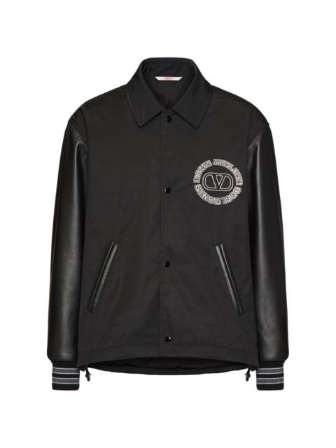 logo-patch varsity jacket