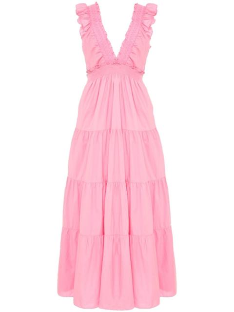 LoveShackFancy ruffled maxi dress